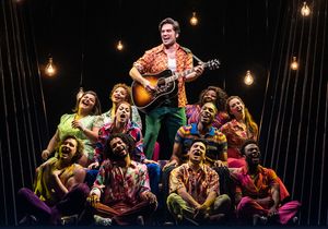 Will Swenson and the cast of A Beautiful Noise, The Neil Diamond Musical @ BroadwayWorld Will Swenson and the cast of A Beautiful Noise, The Neil Diamond Musical Photo