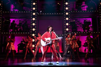 Will Swenson and the cast of A Beautiful Noise, The Neil Diamond Musical  Photo