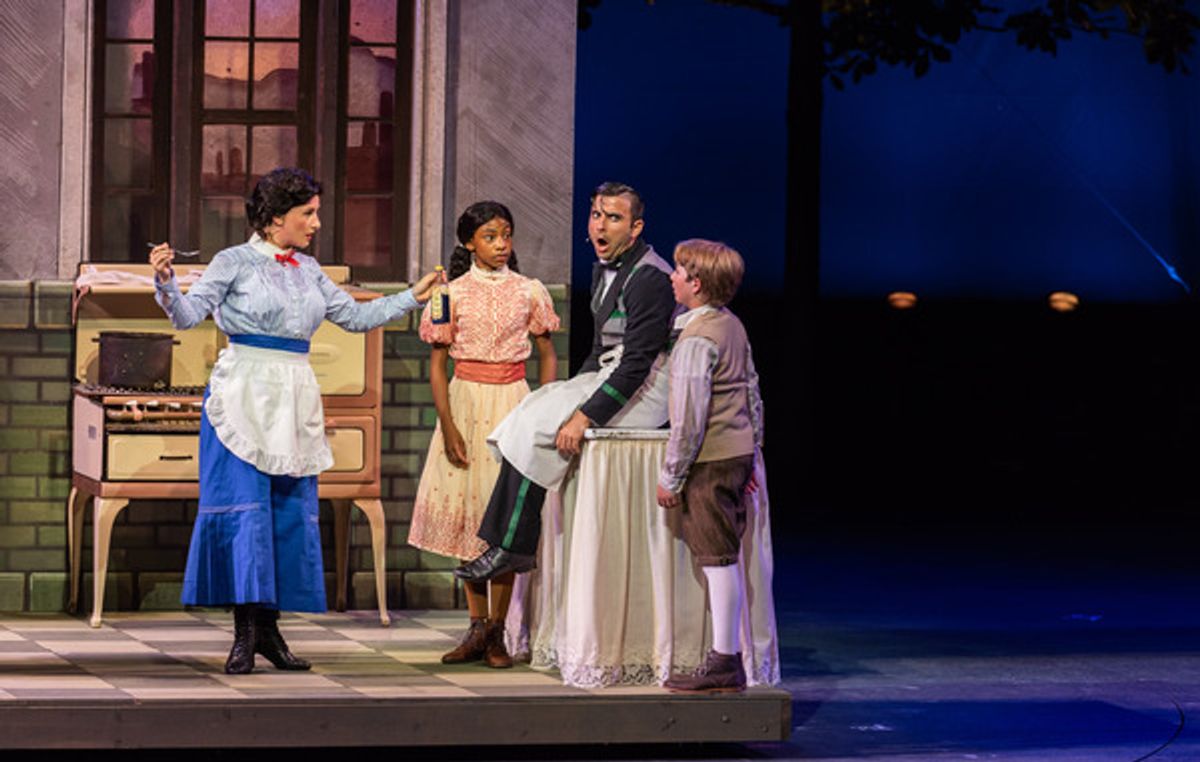 Company of Mary Poppins at Photos: Get A First Look At Jeanna de Waal, Corbin Bleu & More in The Muny's MARY POPPINS