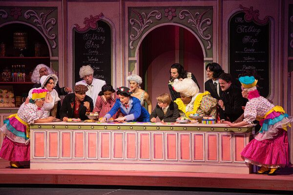 Corbin Bleu, Jeanna de Waal and the company of Mary Poppins Photo