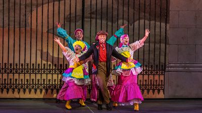 Corbin Bleu and the company of Mary Poppins Photo
