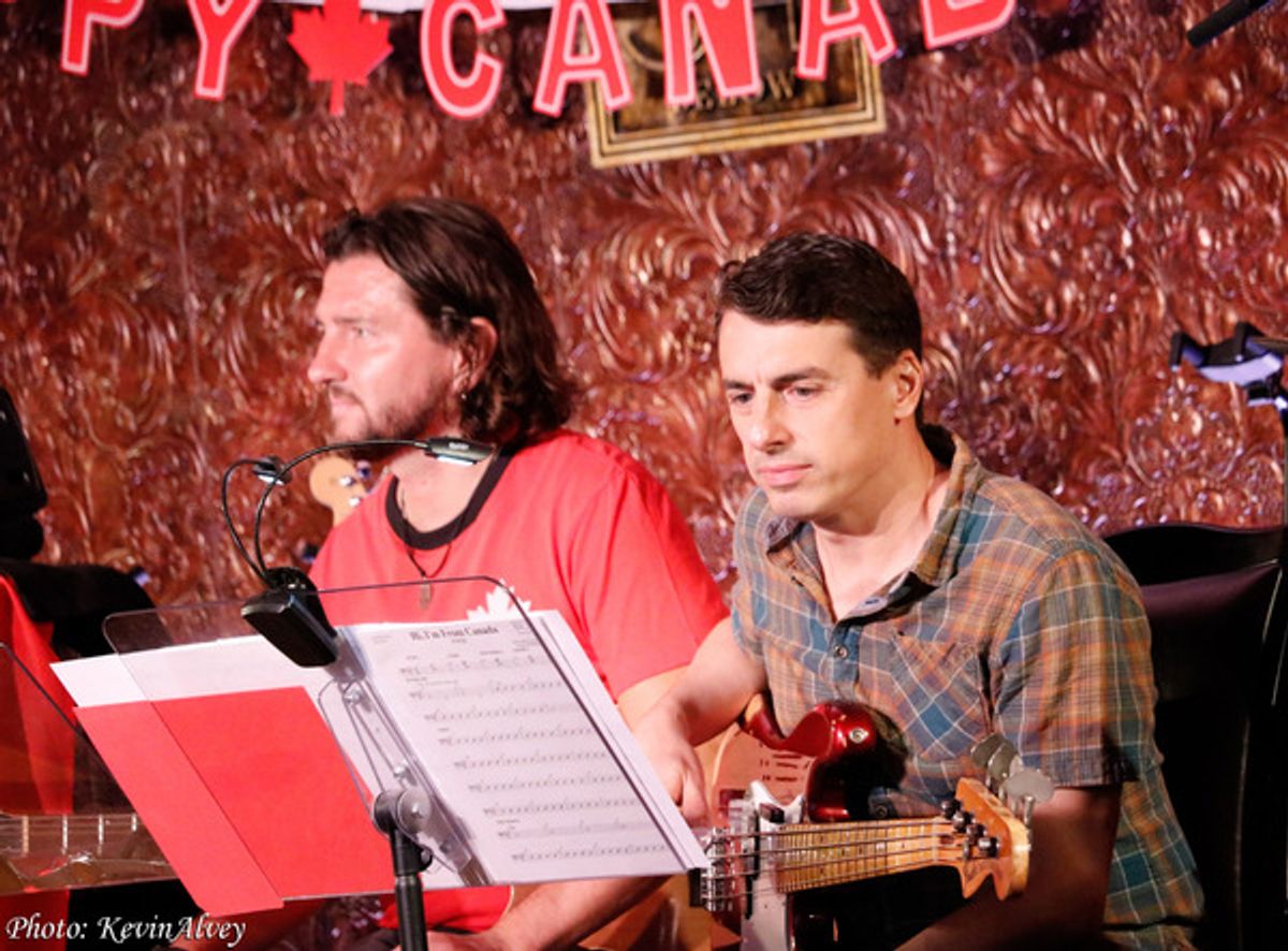 Bart Milczarczyk, Andrea Veneziani at Photos: Joshua Stackhouse showcase for CANADA DAY at Feinstein's/54 Below