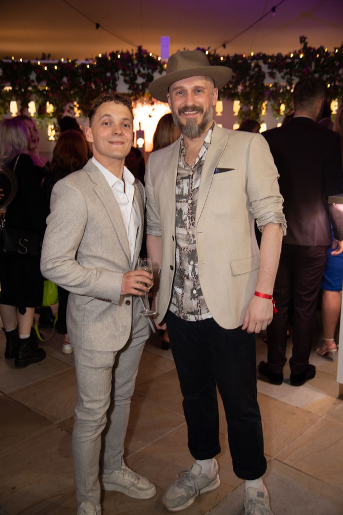 Alex Charles and Bob Harms at 