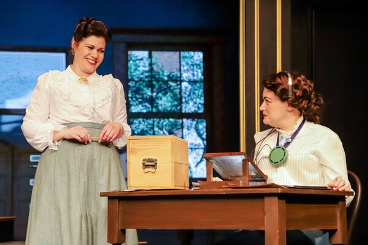 Williamina (Deya Ozburn) & Henrietta (Jessica Robins) at 