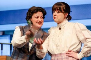 Henrietta (Jessica Robins) & Margaret (Jillian Faulk) @ BroadwayWorld Henrietta (Jessica Robins) & Margaret (Jillian Faulk) Photo