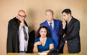 Milt (Peter Miller), Carol (Lyndsay Palmer), Max Prince (Ben Lupejkis), and Lucas (Matthew Abosamra) @ BroadwayWorld Milt (Peter Miller), Carol (Lyndsay Palmer), Max Prince (Ben Lupejkis), and Lucas (Ma Photo