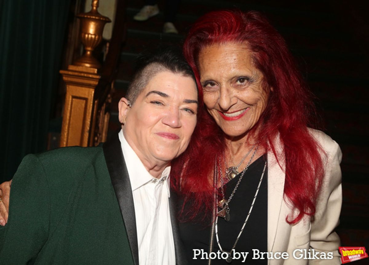 Lea DeLaria and Patricia Field  at 