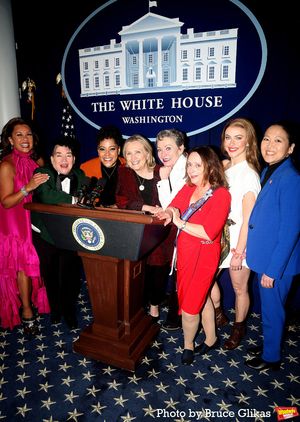 Vanessa Williams, Lea DeLaria, Lilli Cooper, Hillary Clinton, Julie White, Rachel Dratch, Julianne Hough and Suzy Nakamura @ BroadwayWorld Vanessa Williams, Lea DeLaria, Lilli Cooper, Hillary Clinton, Julie White, Rachel Dra Photo