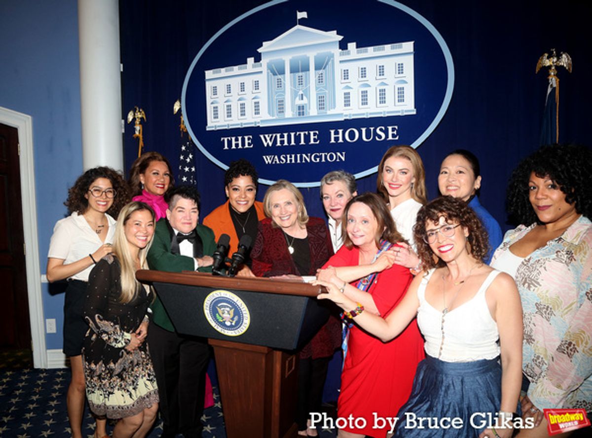 Anita Abdinezhad, Lisa Helmi-Johanson, Vanessa Williams, Lea DeLaria, Lilli Cooper, Hillary Clinton, Julie White, Julianne Hough, Suzy Nakamura, Rachel Dratch, Gisela Chípe and Jennifer Fouché  at 