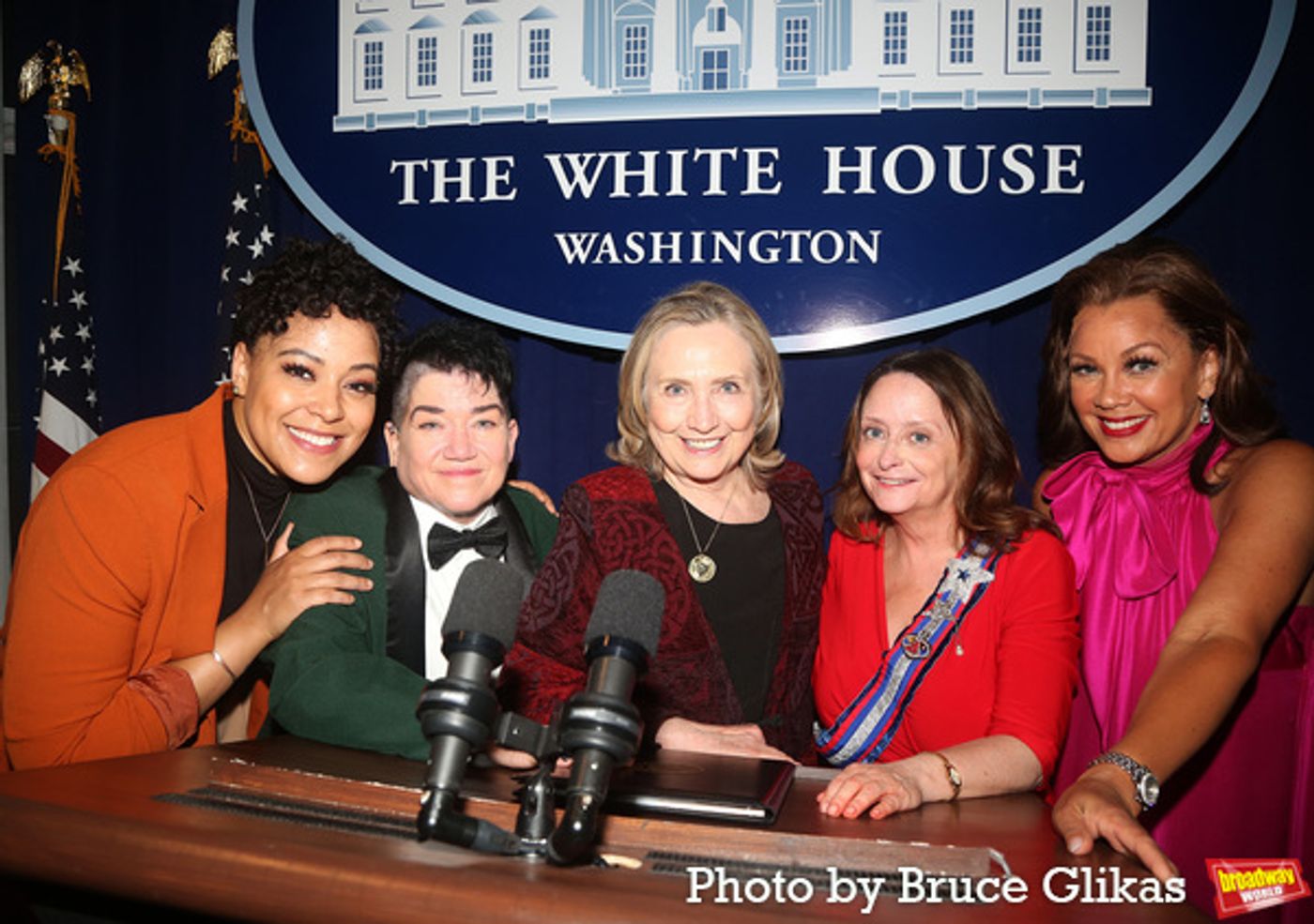 Photos: Hillary Clinton, Maya Rudolph and More Visit POTUS on Broadway  Image