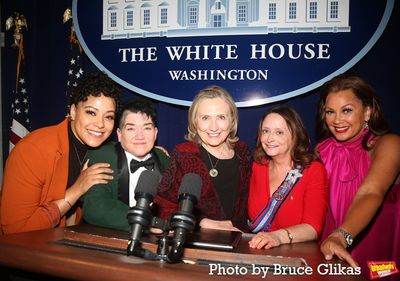 Lilli Cooper, Lea DeLaria, Hillary Clinton, Rachel Dratch and Vanessa Williams  Photo