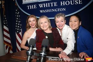 Julianne Hough, Hillary Clinton, Julie White and Suzy Nakamura @ BroadwayWorld Julianne Hough, Hillary Clinton, Julie White and Suzy Nakamura Photo