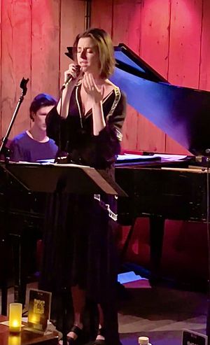Charissa Hogeland singing KING by Florence and the Machine at THE VIOLET HOUR hosted by Mikayla Petrilla at Rockwood Music Hall @ BroadwayWorld Charissa Hogeland singing KING by Florence and the Machine at THE VIOLET HOUR hosted Photo