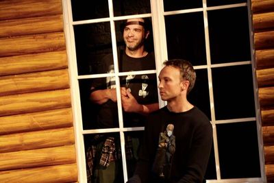 Bill Voorhees and Joe Mahon star in Theatre of NOTE’s world premiere production of  Photo