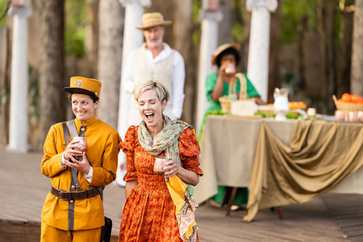 Caroline Calkins and Tamara Hickey 2022, Much Ado About Nothing, Shakespeare & Company at 