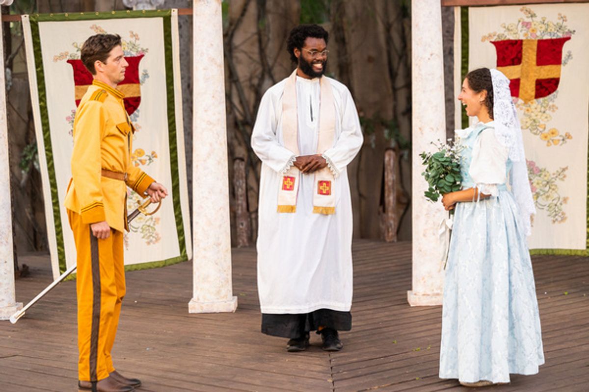 Gregory Boover, Devante Owens, Gina Fonseca, 2022, Much Ado About Nothing, Shakespeare & Company at 