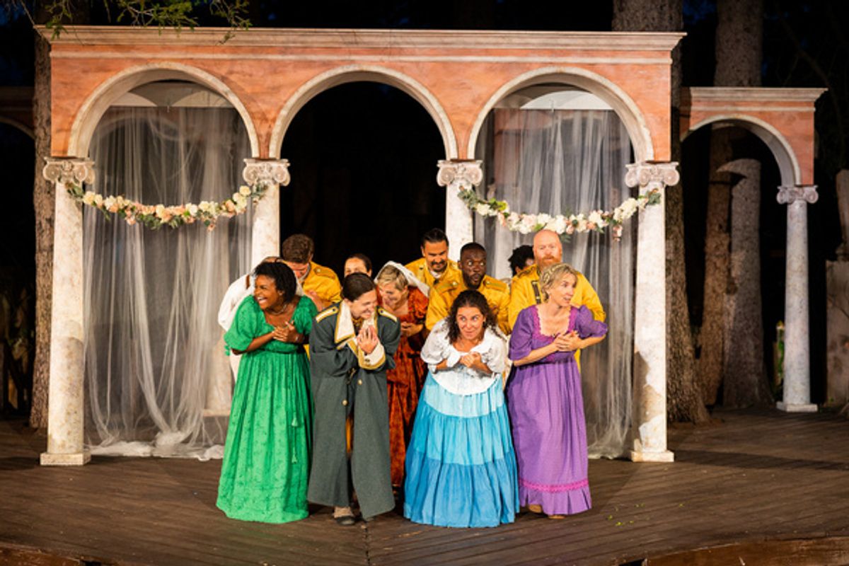 Shakespeare & Company  Much Ado About Nothing 2022  by William Shakespeare | Directed by Kelly Galvin | | Staged at The New Spruce Theatre, Shakespeare & Company, Lenox, Mass. July - August, 2022.     at 