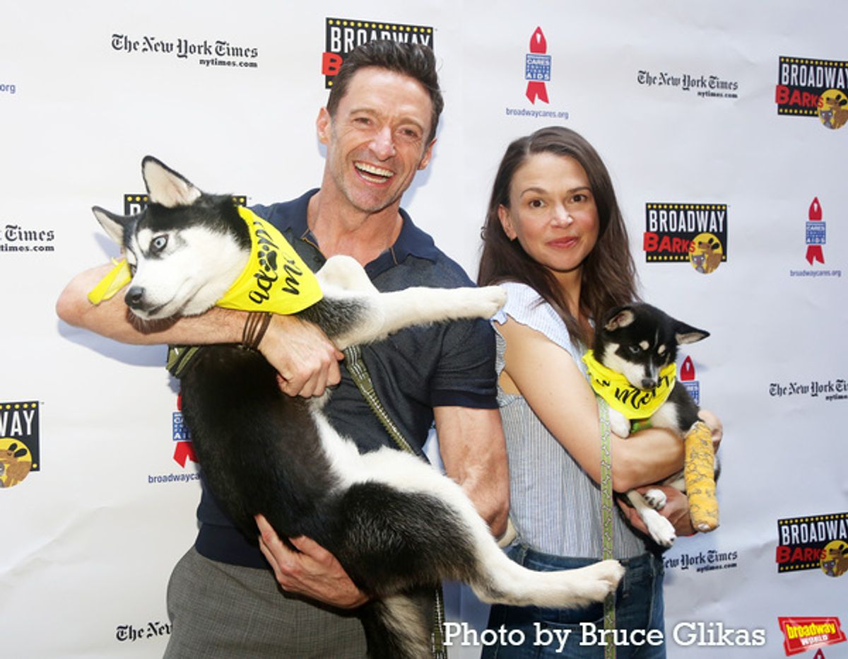 Hugh Jackman and Sutton Foster at 