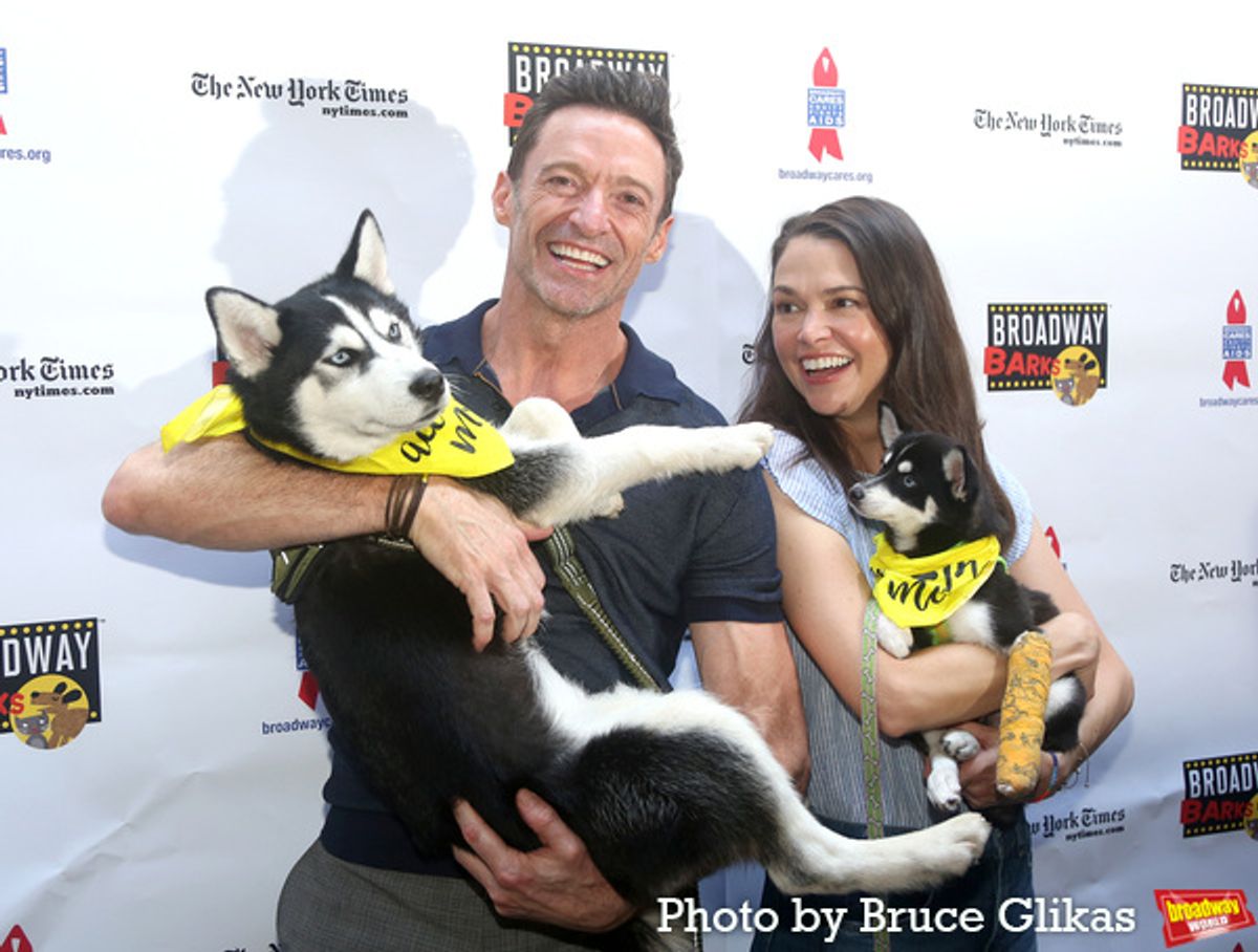 Hugh Jackman and Sutton Foster at 