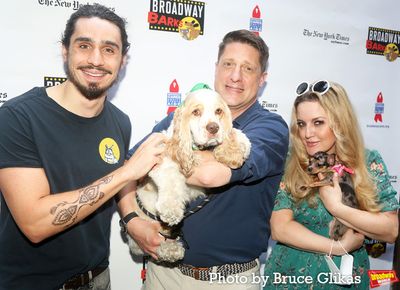 Bobby Conte, Christopher Sieber and Jennifer Simard Photo