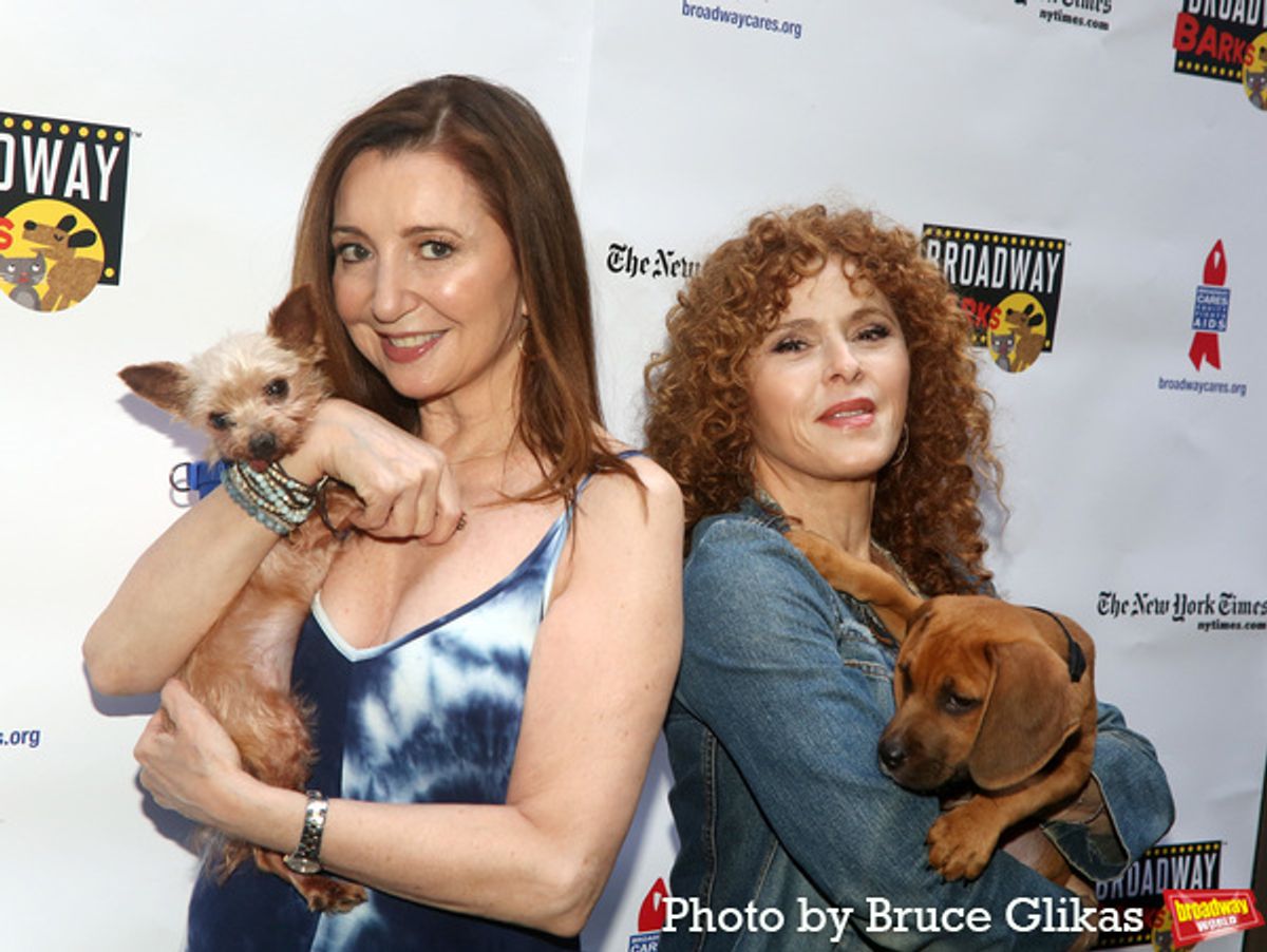 Donna Murphy and Bernadette Peters  at 