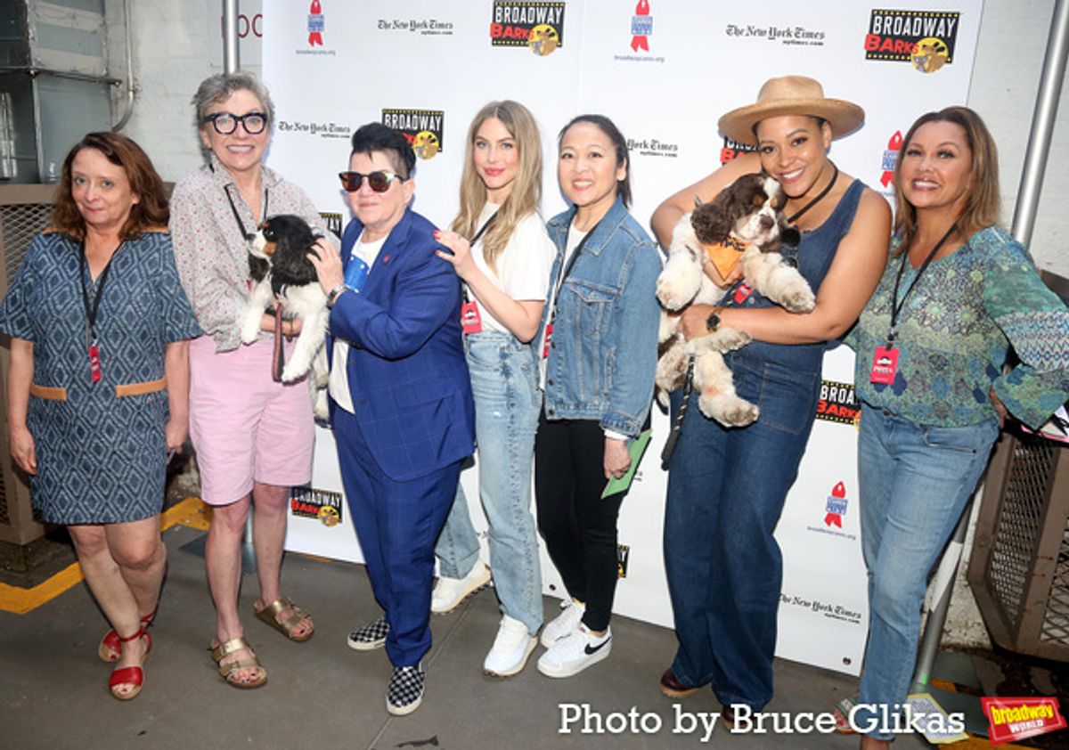 Rachel Dratch, Julie White, Lea DeLaria, Julianne Hough, Suzy Nakamura, Lilli Cooper and Vanessa Williams at 