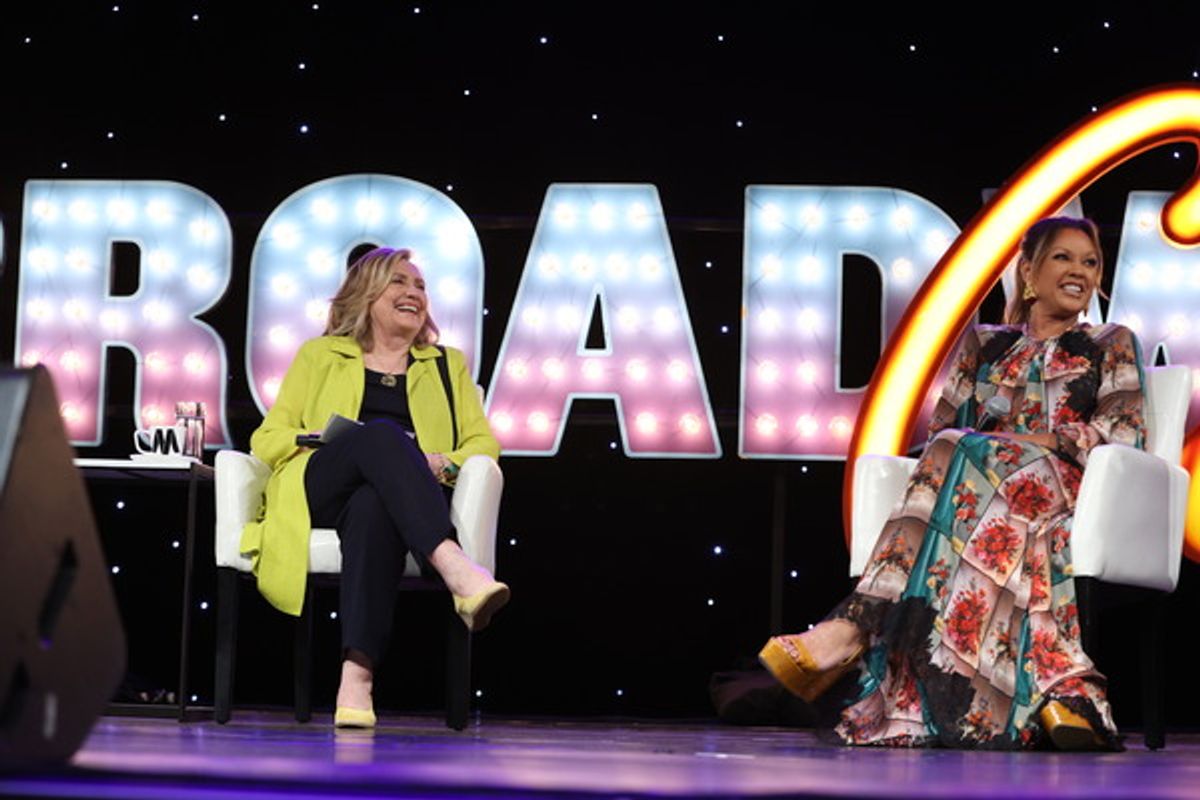 Hillary Clinton, Vanessa Williams at 