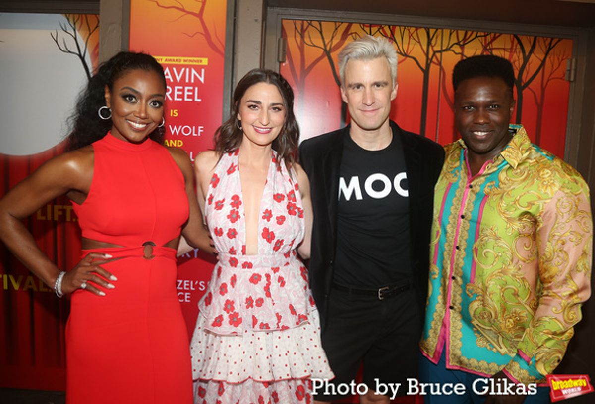 Patina Miller, Sara Bareilles, Gavin Creel and Joshua Henry at 