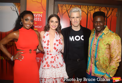 Patina Miller, Sara Bareilles, Gavin Creel and Joshua Henry Photo