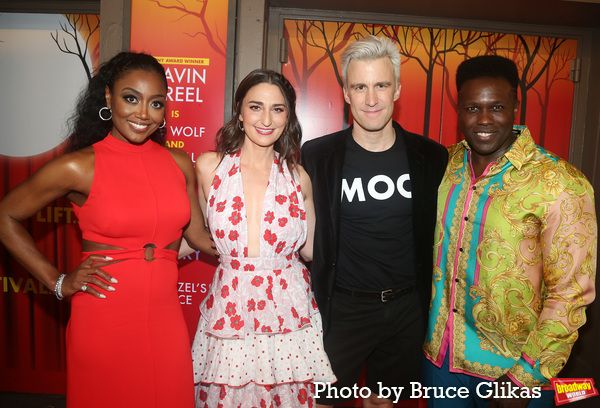 Patina Miller, Sara Bareilles, Gavin Creel and Joshua Henry Photo
