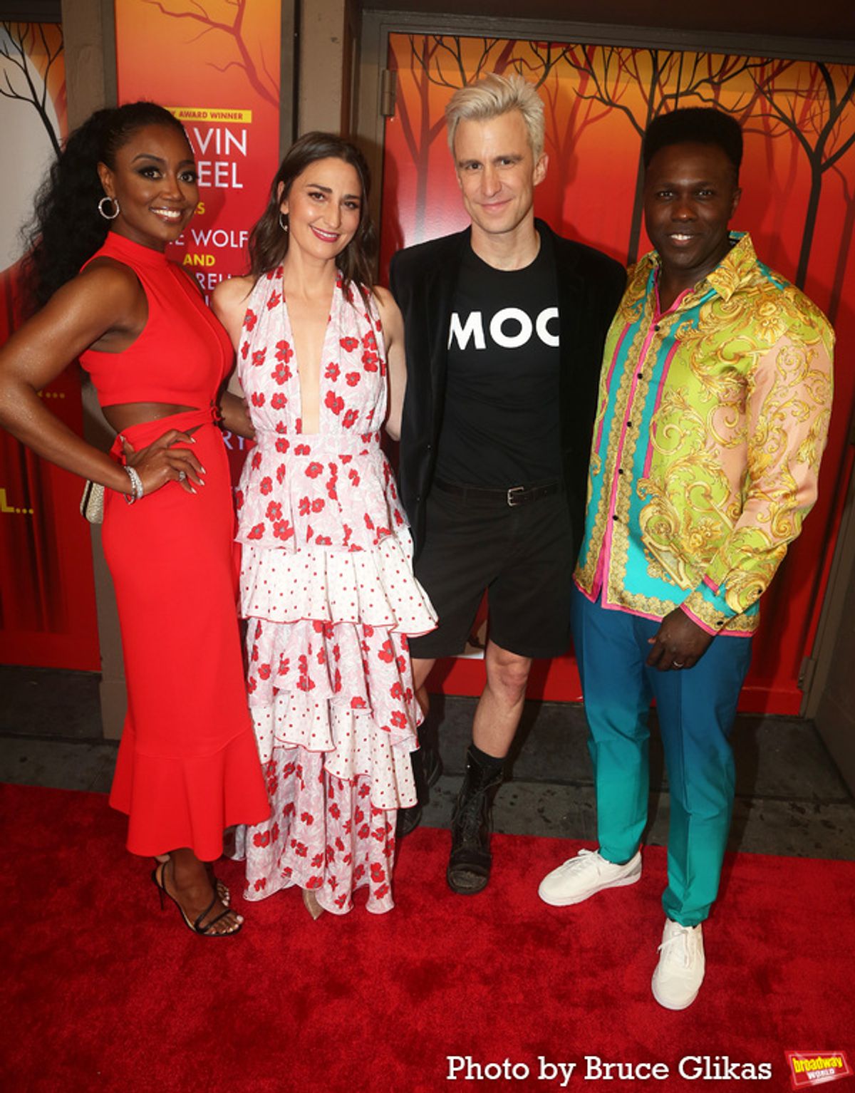 Patina Miller, Sara Bareilles, Gavin Creel and Joshua Henry at 