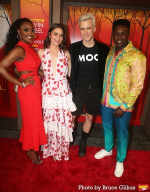 Patina Miller, Sara Bareilles, Gavin Creel and Joshua Henry Photo