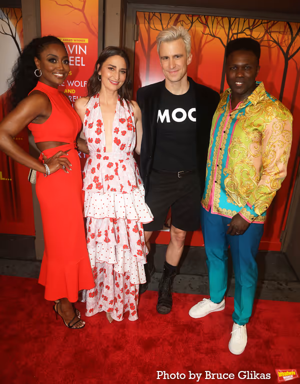 Patina Miller, Sara Bareilles, Gavin Creel and Joshua Henry Photo