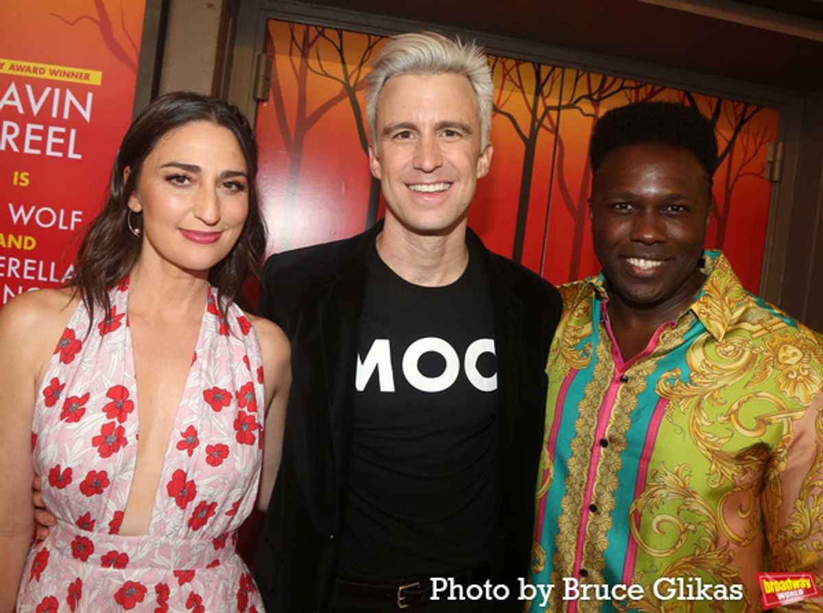 Sara Bareilles, Gavin Creel and Joshua Henry at 