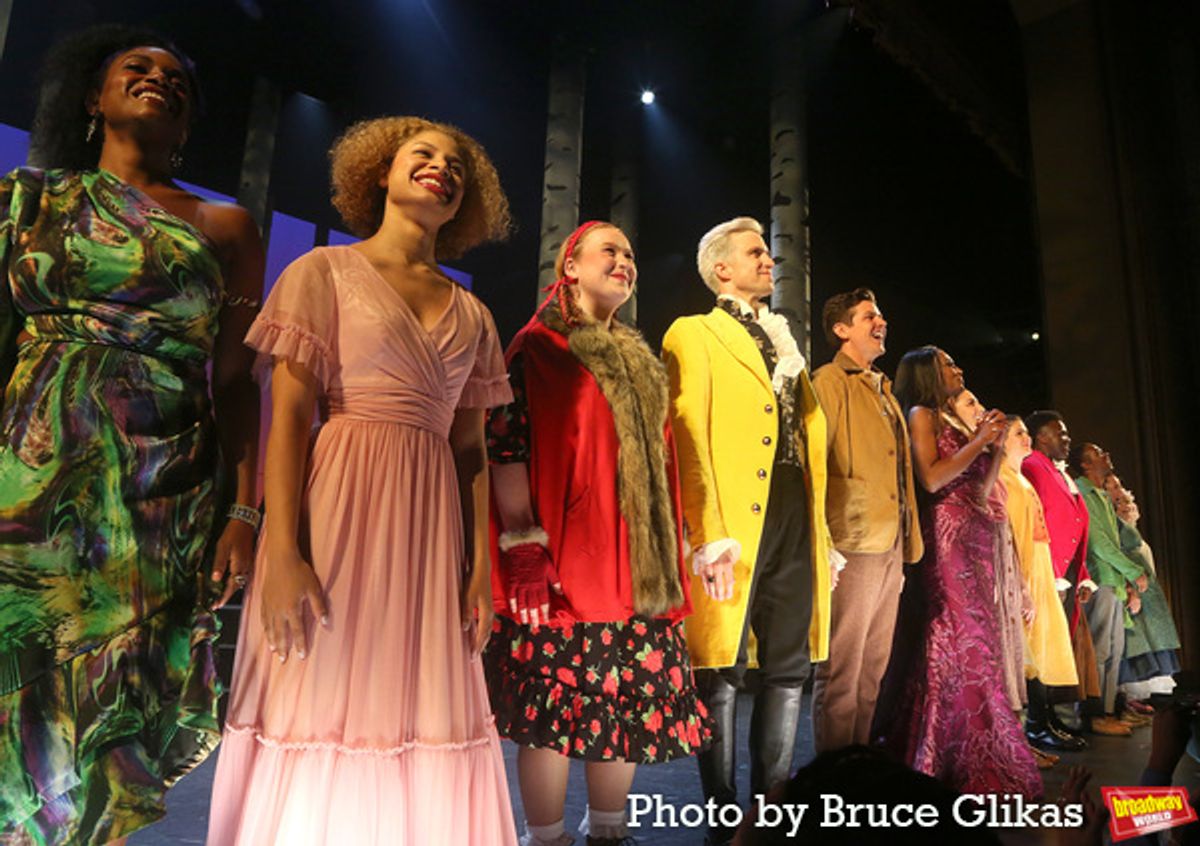 The cast of Into The Woods at Photos: INTO THE WOODS Takes Opening Night Bows