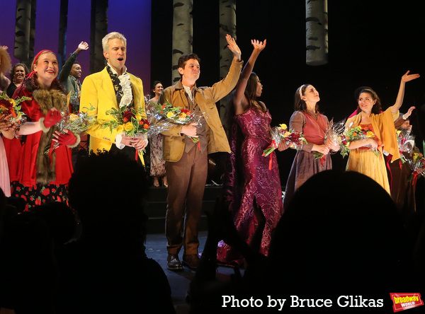 Julia Lester, Gavin Creel, Jason Forbach, Patina Miller, Sara Bareilles, Phillipa Soo Photo