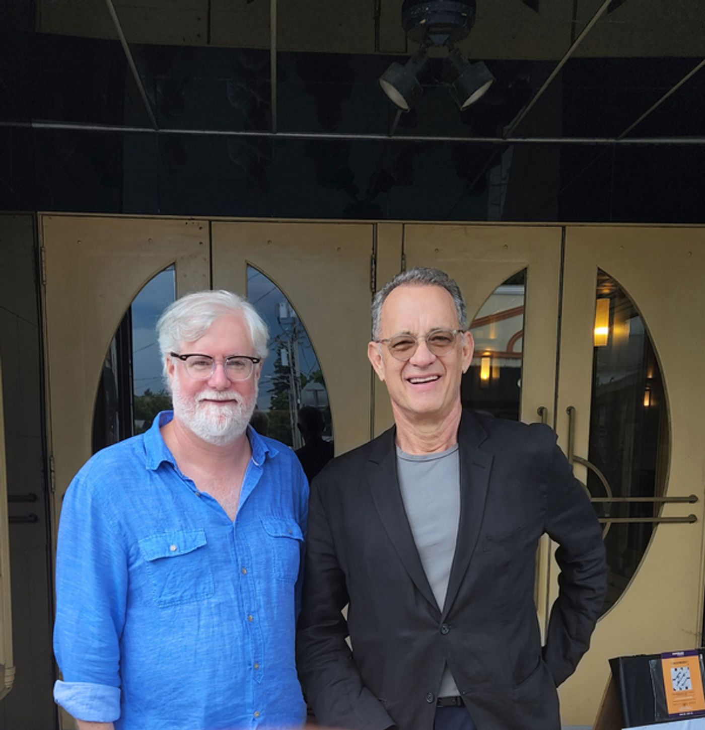 Photos: Tom Hanks Visit the Cast of SAFE HOME at Shadowland Stages  Image