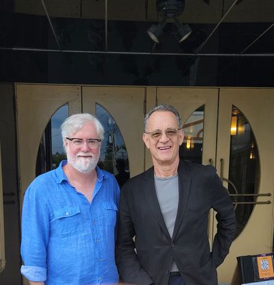 Brendan Burke and Tom Hanks Photo