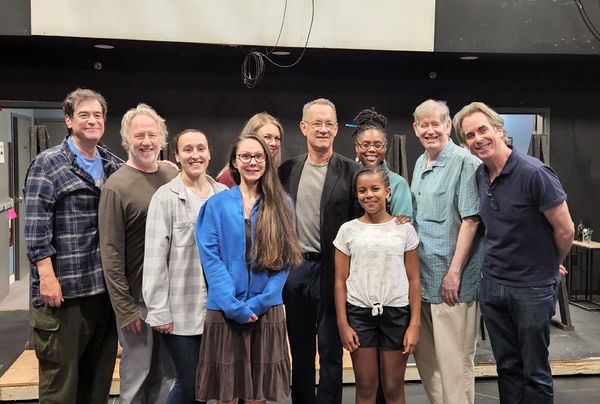 Photos: Tom Hanks Visit the Cast of SAFE HOME at Shadowland Stages — photo 4 of 5