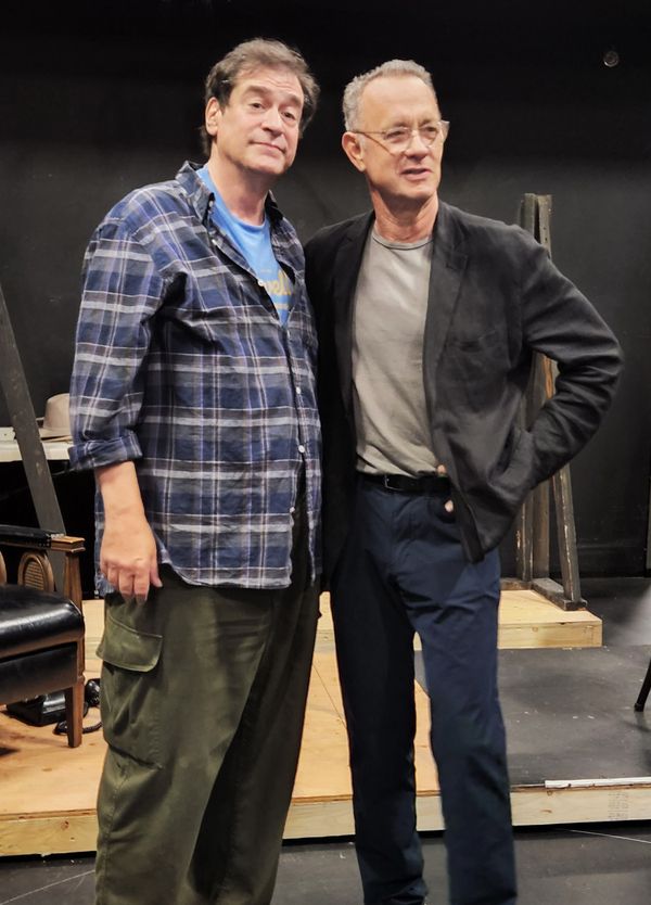 Photos: Tom Hanks Visit the Cast of SAFE HOME at Shadowland Stages — photo 1 of 5