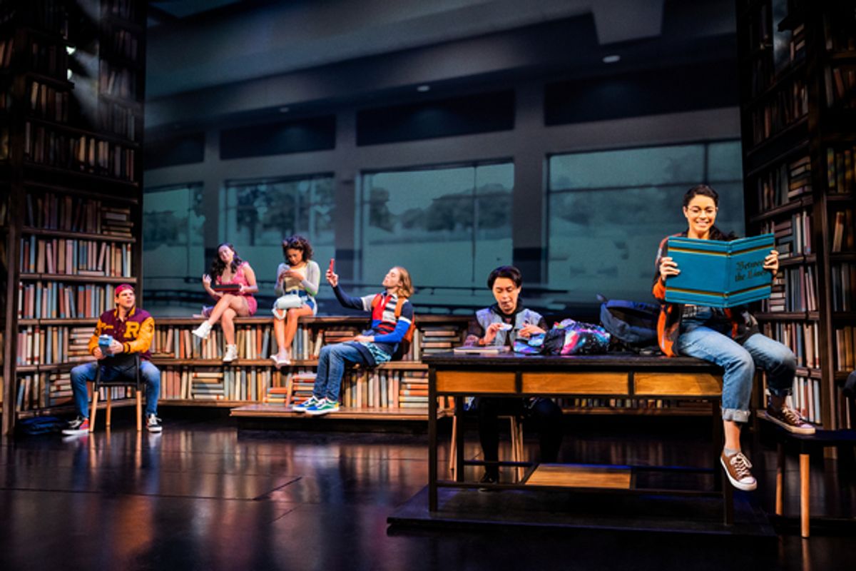 The company of Between the Lines at Photos & Video: First Look at Arielle Jacobs, Julia Murney & More in BETWEEN THE LINES Opening Off-Broadway Tonight