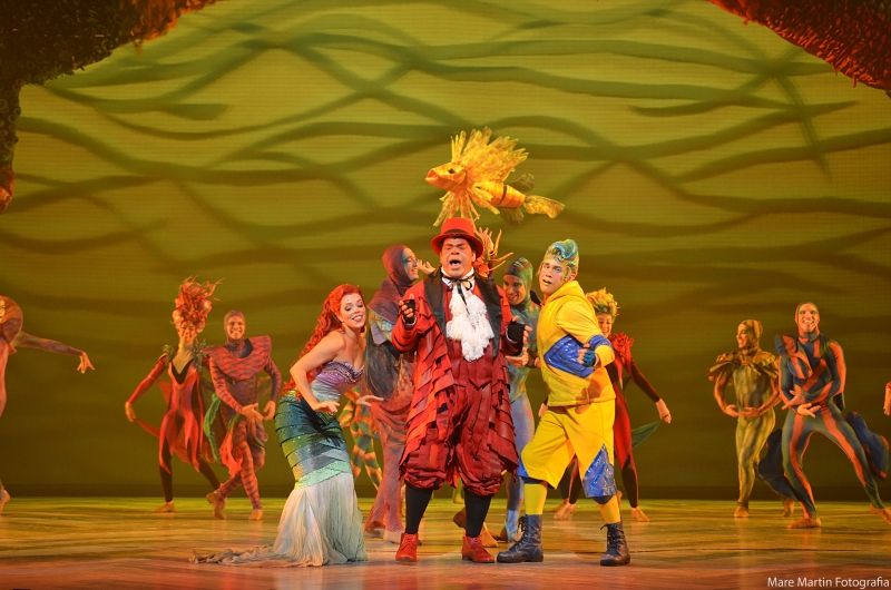 Disney's A PEQUENA SEREIA (THE LITTLE MERMAID) Opens a New Season in Sao Paulo  Image