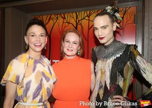 Sutton Foster, Kate Baldwin and Jordan Roth Photo