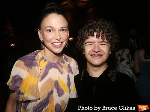 Sutton Foster and Gaten Matarazzo Photo