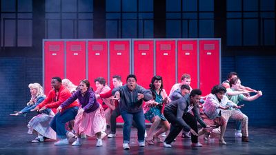 The CAST of GREASE Photo