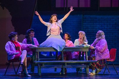 Monica Peña and The CAST of GREASE Photo