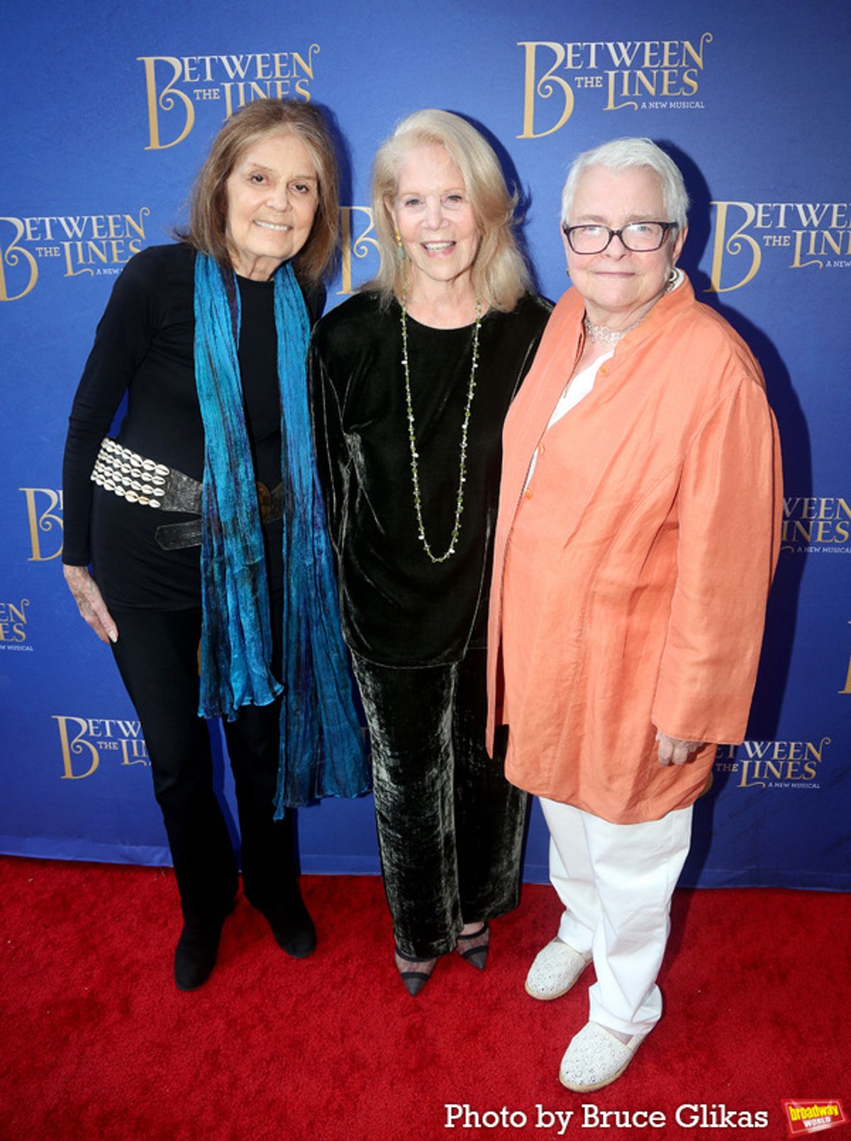 Gloria Steinem, Daryl Roth and Paula Vogel at 