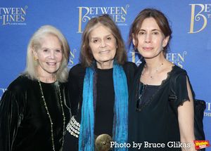 Daryl Roth, Gloria Steinem and Jessica Hecht Photo