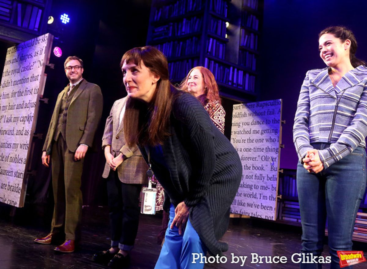 John Rapson, Wren Rivera, Vicki Lewis, Julia Murney and Arielle Jacobs at 