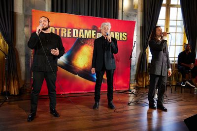 Angelo Del Vecchio (Quasimodo), Daniel Lavoie (Frollo), Gian Marco 
Schiaretti (Gring Photo